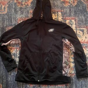 NFL Philadelphia eagles real tree zip up camo hoodie